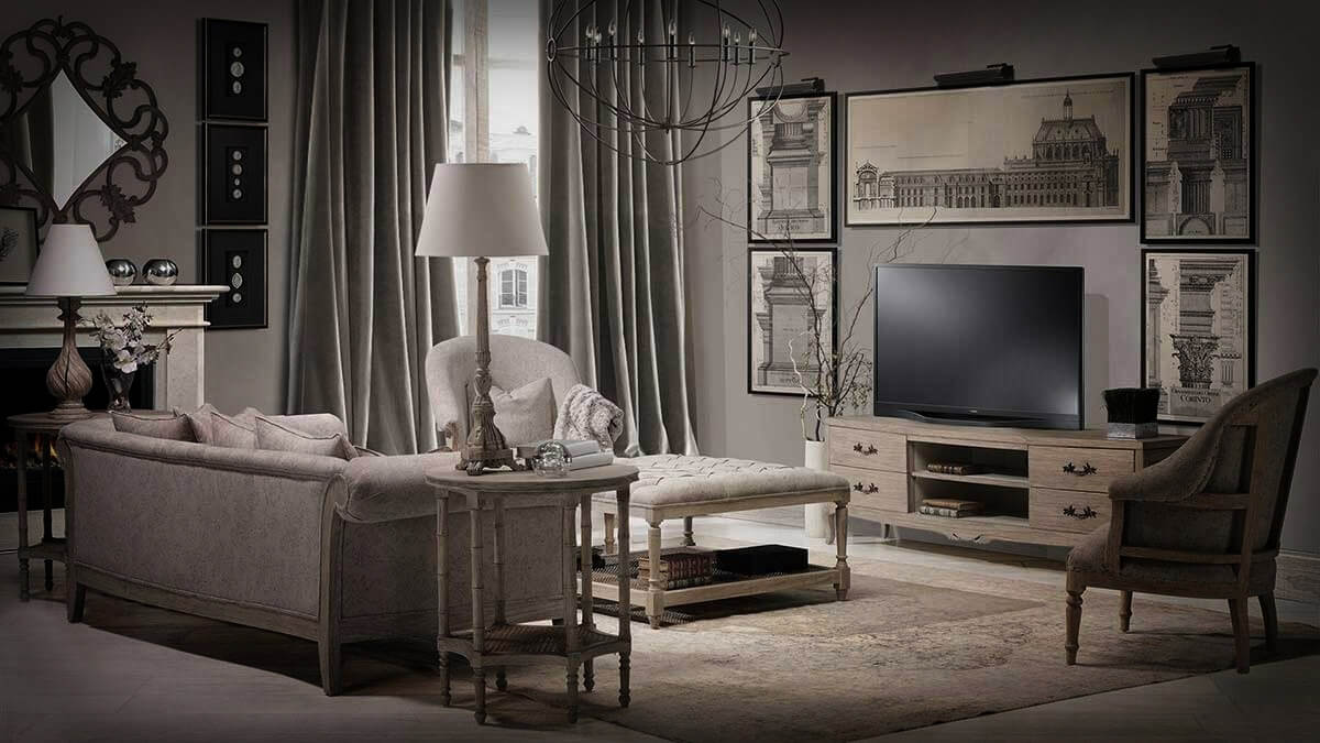 Mueble de tv Florencia con chimenea eléctrica by Bodonni