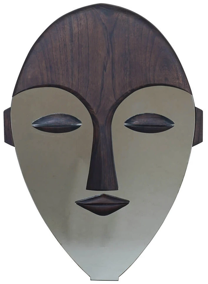Vista frontal modelo de Espejo Lobala Tribal